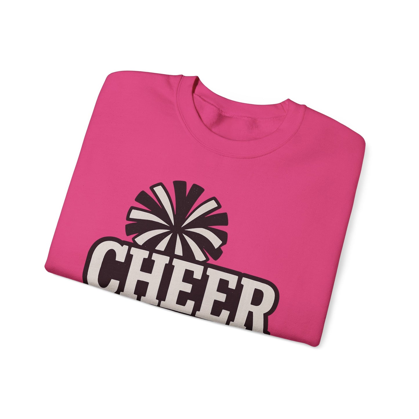 Cheer Spirit Sweatshirt, Unisex Crewneck for Team Spirit, Cheer Events, Gift Ideas for Cheerleaders, Comfortable Activewear