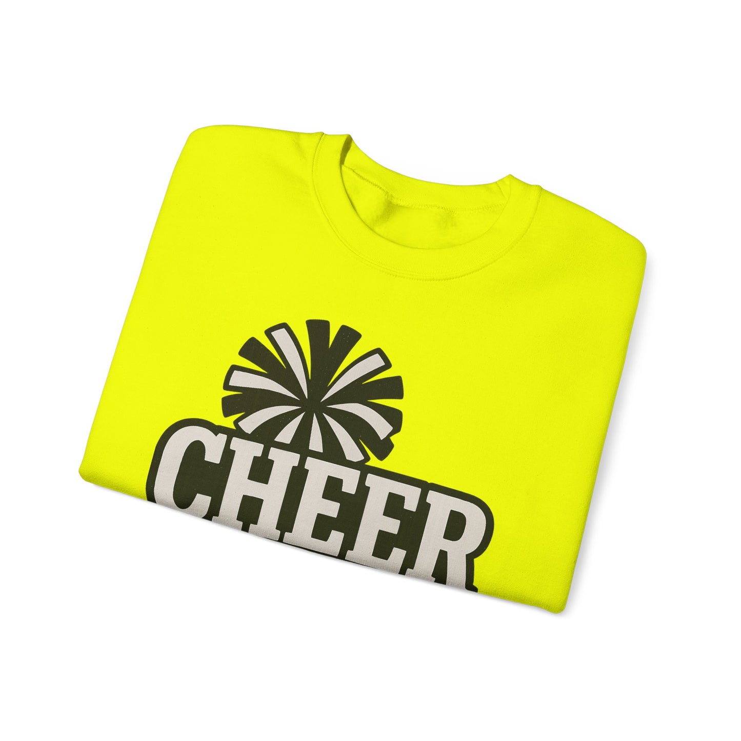 Cheer Spirit Sweatshirt, Unisex Crewneck for Team Spirit, Cheer Events, Gift Ideas for Cheerleaders, Comfortable Activewear
