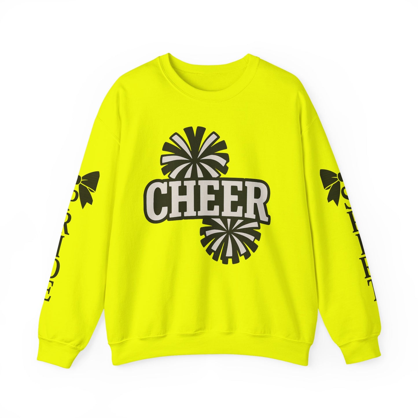 Cheer Spirit Sweatshirt, Unisex Crewneck for Team Spirit, Cheer Events, Gift Ideas for Cheerleaders, Comfortable Activewear