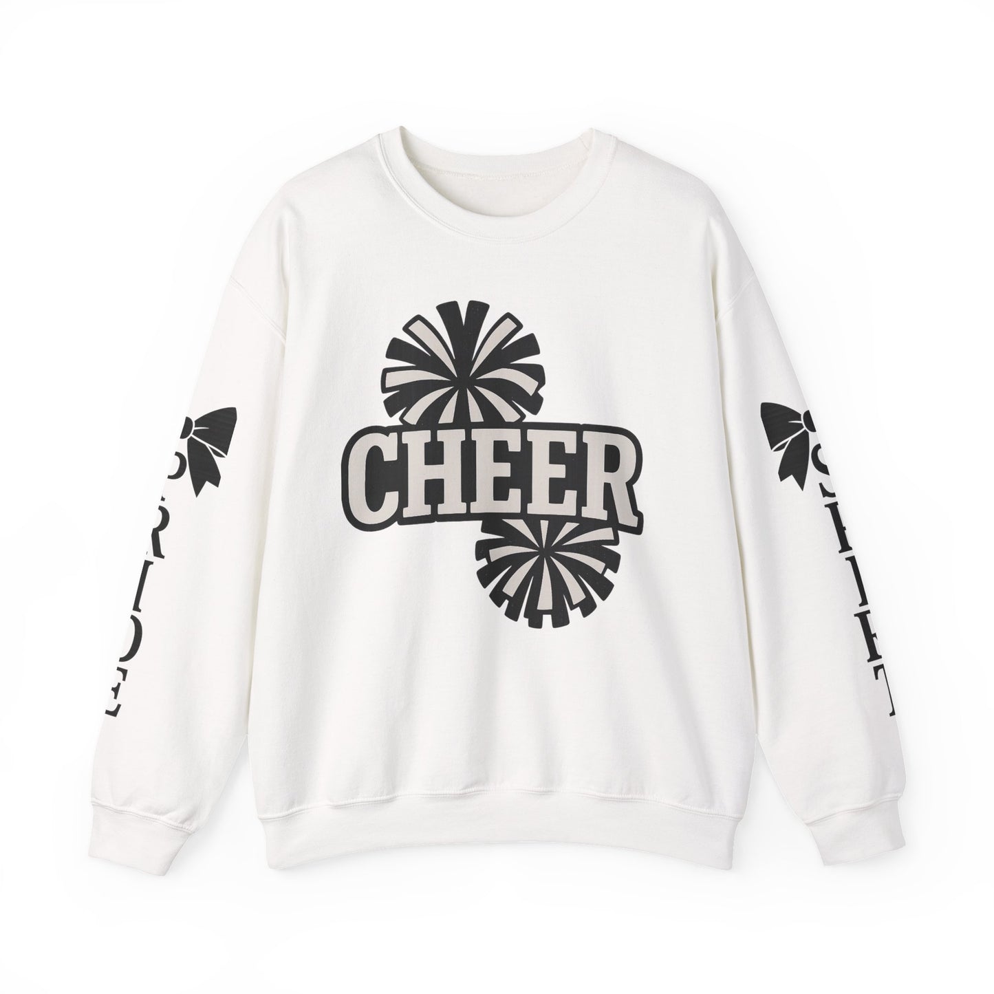 Cheer Spirit Sweatshirt, Unisex Crewneck for Team Spirit, Cheer Events, Gift Ideas for Cheerleaders, Comfortable Activewear