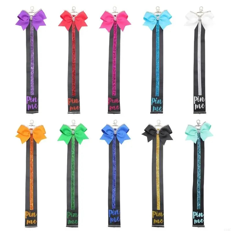 Cheer “Pin Me” Glitter Keychain 10pc
