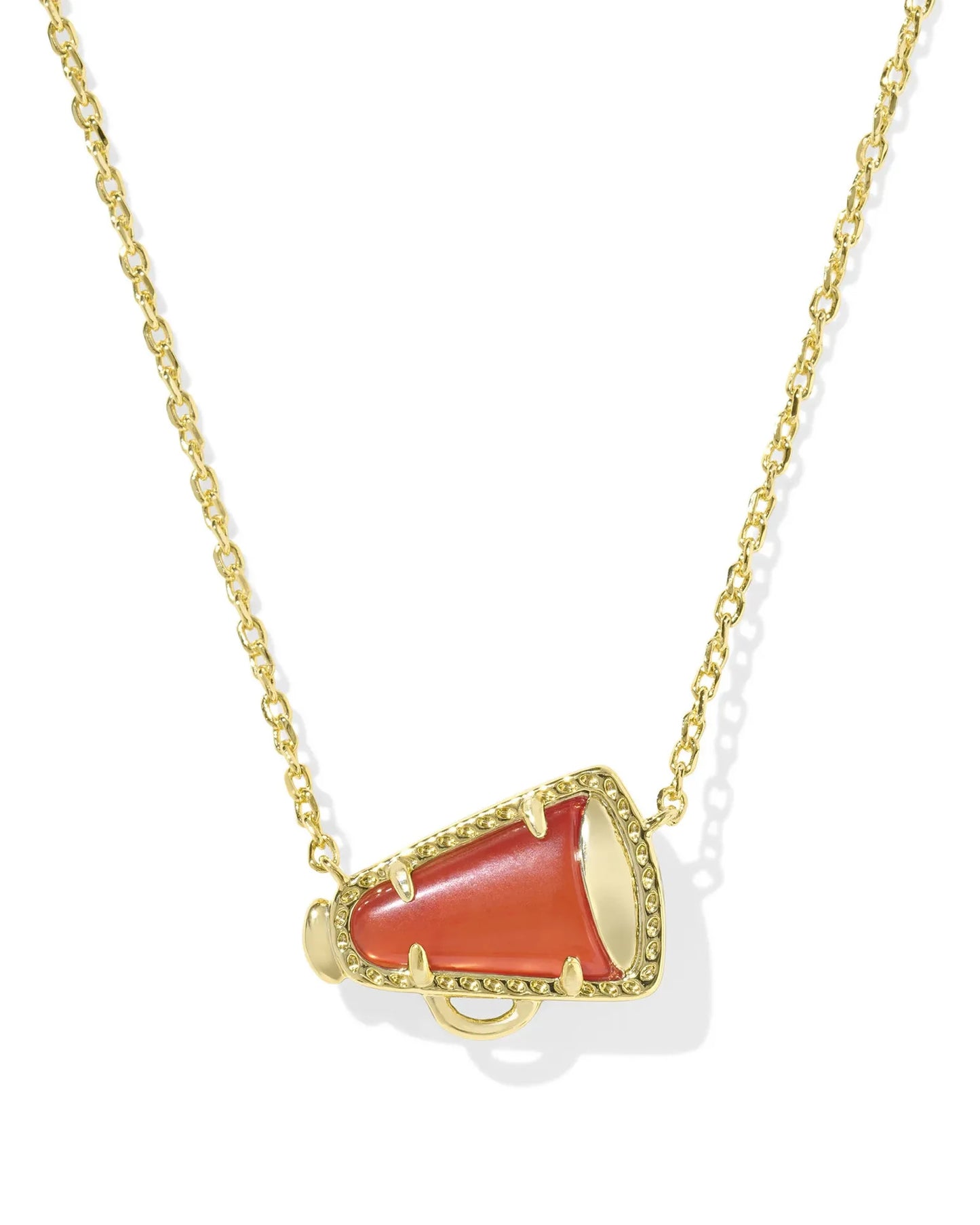 Cheer Megaphone Pendant Necklace