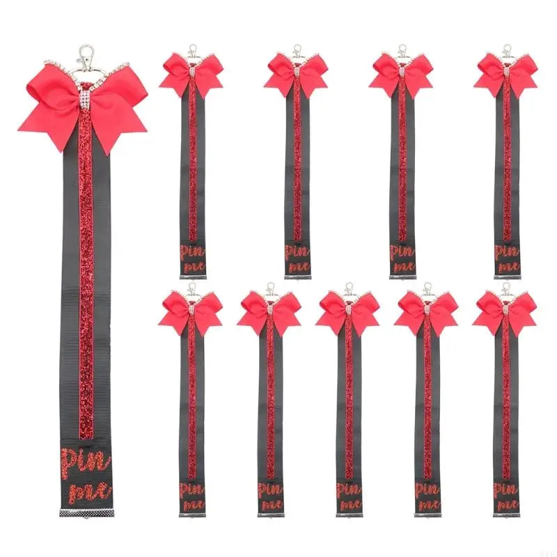 Cheer “Pin Me” Glitter Keychain 10pc