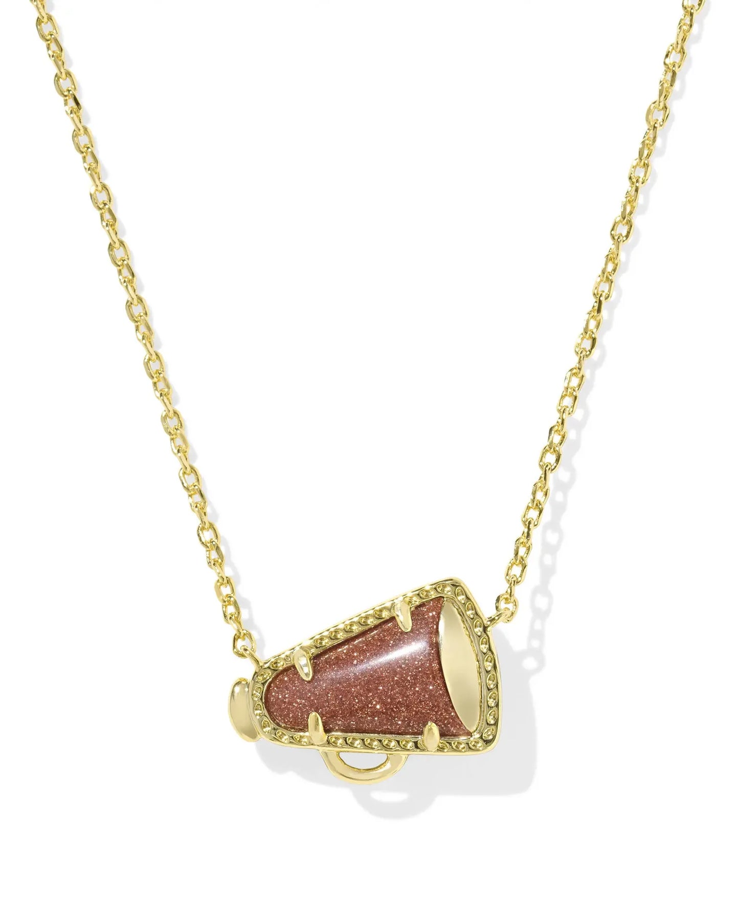 Cheer Megaphone Pendant Necklace