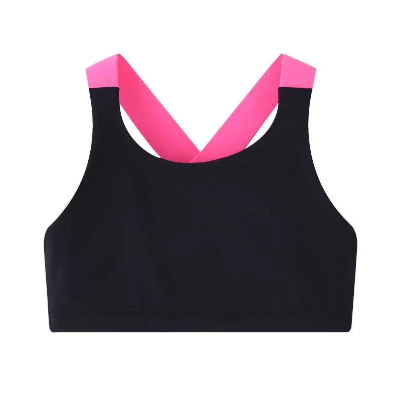 Kids Girls Training Bra Cotton Teens Underwear Kid Students Sports Bra Soft Breathable Girl Vest Tops Children's Clothing 5-13Y
