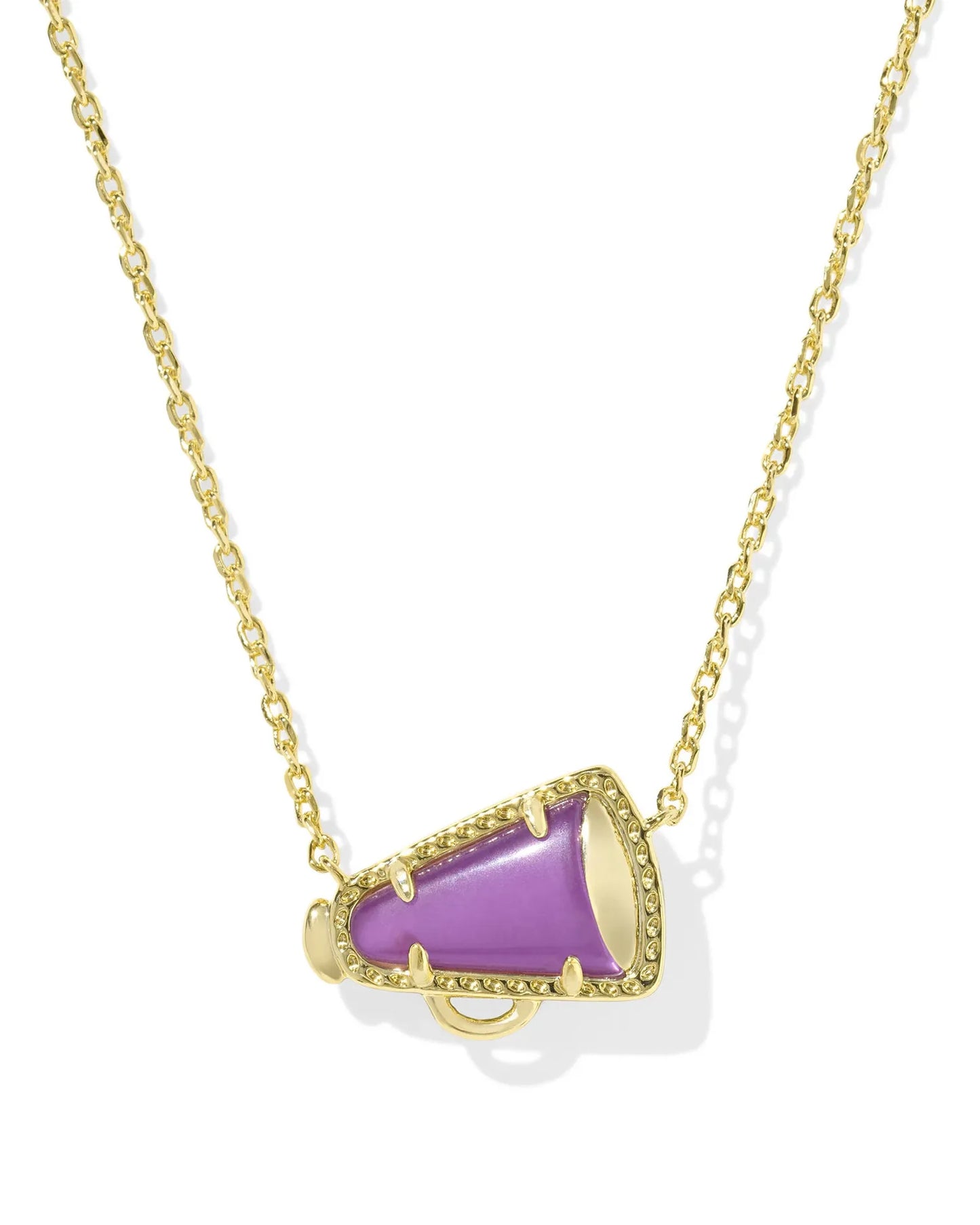 Cheer Megaphone Pendant Necklace