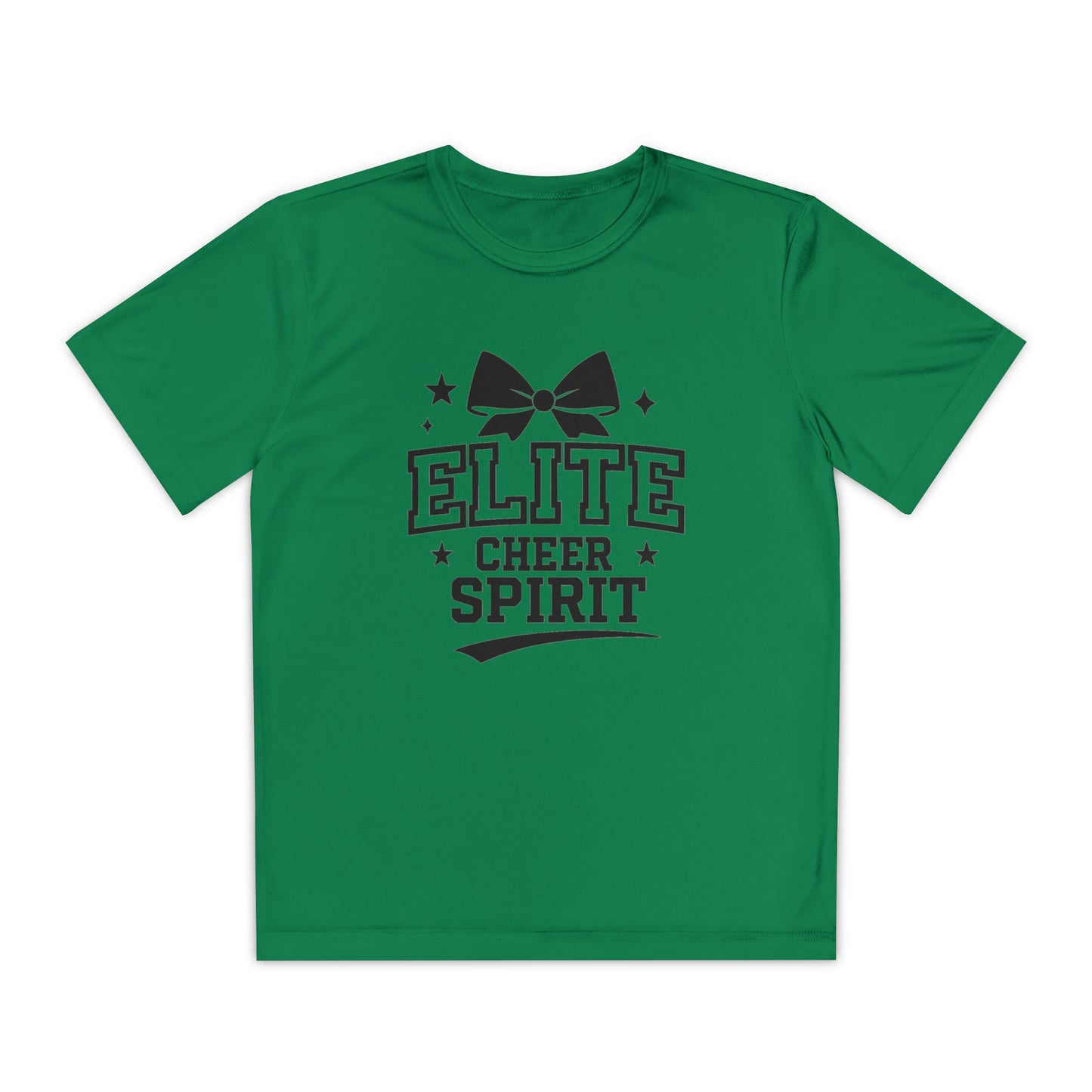 Elite Cheer Spirit Youth Tee, Cheerleading Shirt, Competition T-Shirt, Youth Sports Wear, Team Apparel, Gift for Cheerleaders