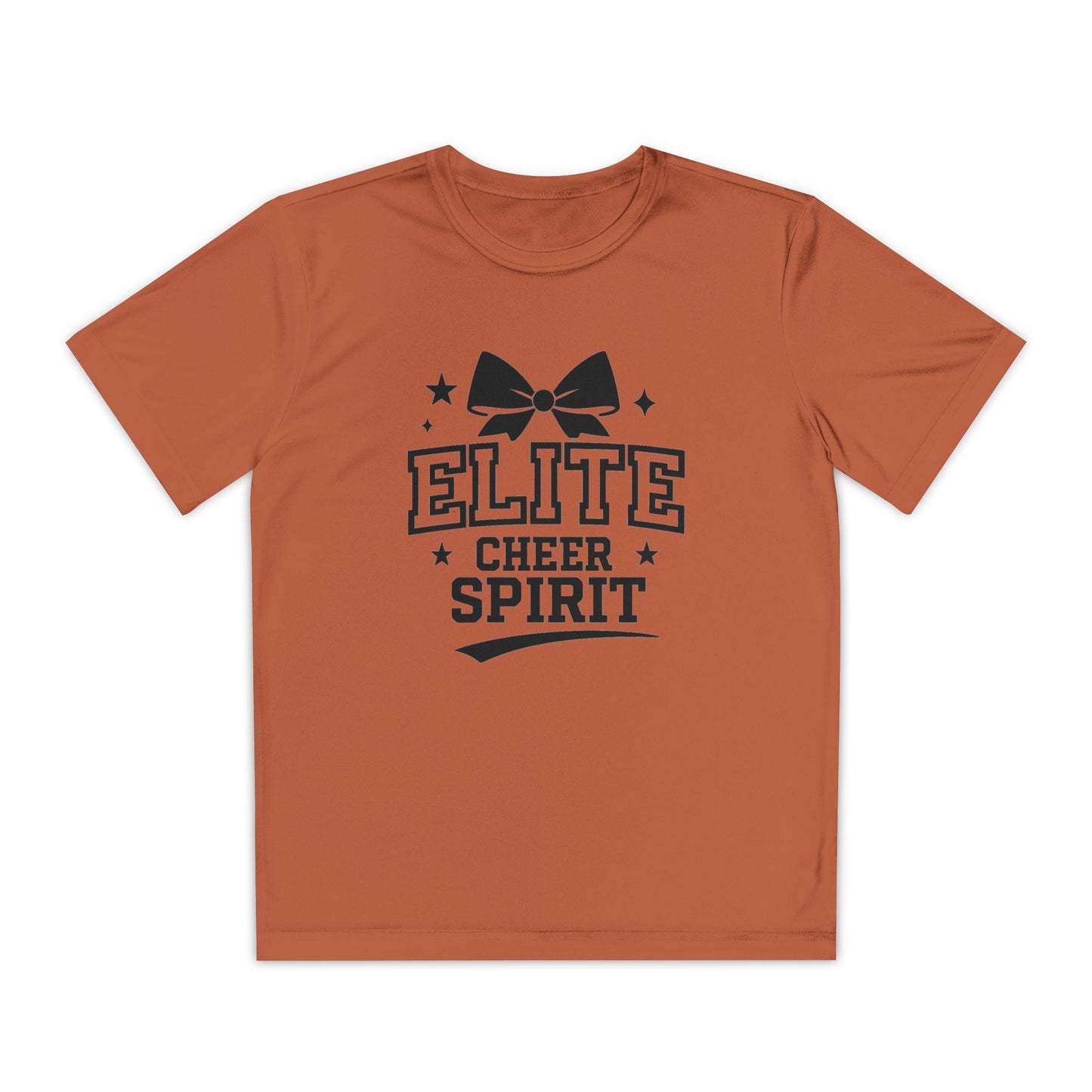 Elite Cheer Spirit Youth Tee, Cheerleading Shirt, Competition T-Shirt, Youth Sports Wear, Team Apparel, Gift for Cheerleaders