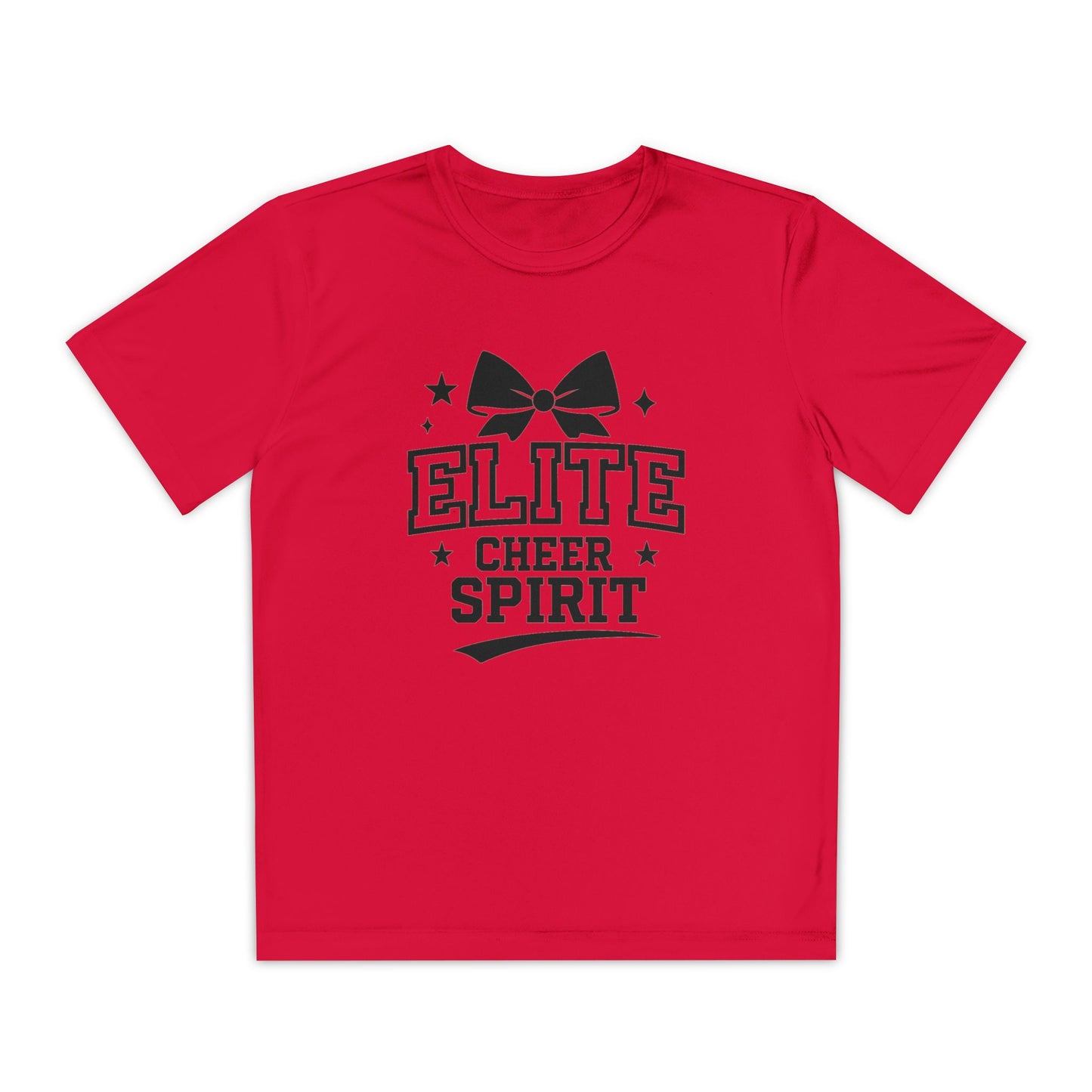 Elite Cheer Spirit Youth Tee, Cheerleading Shirt, Competition T-Shirt, Youth Sports Wear, Team Apparel, Gift for Cheerleaders