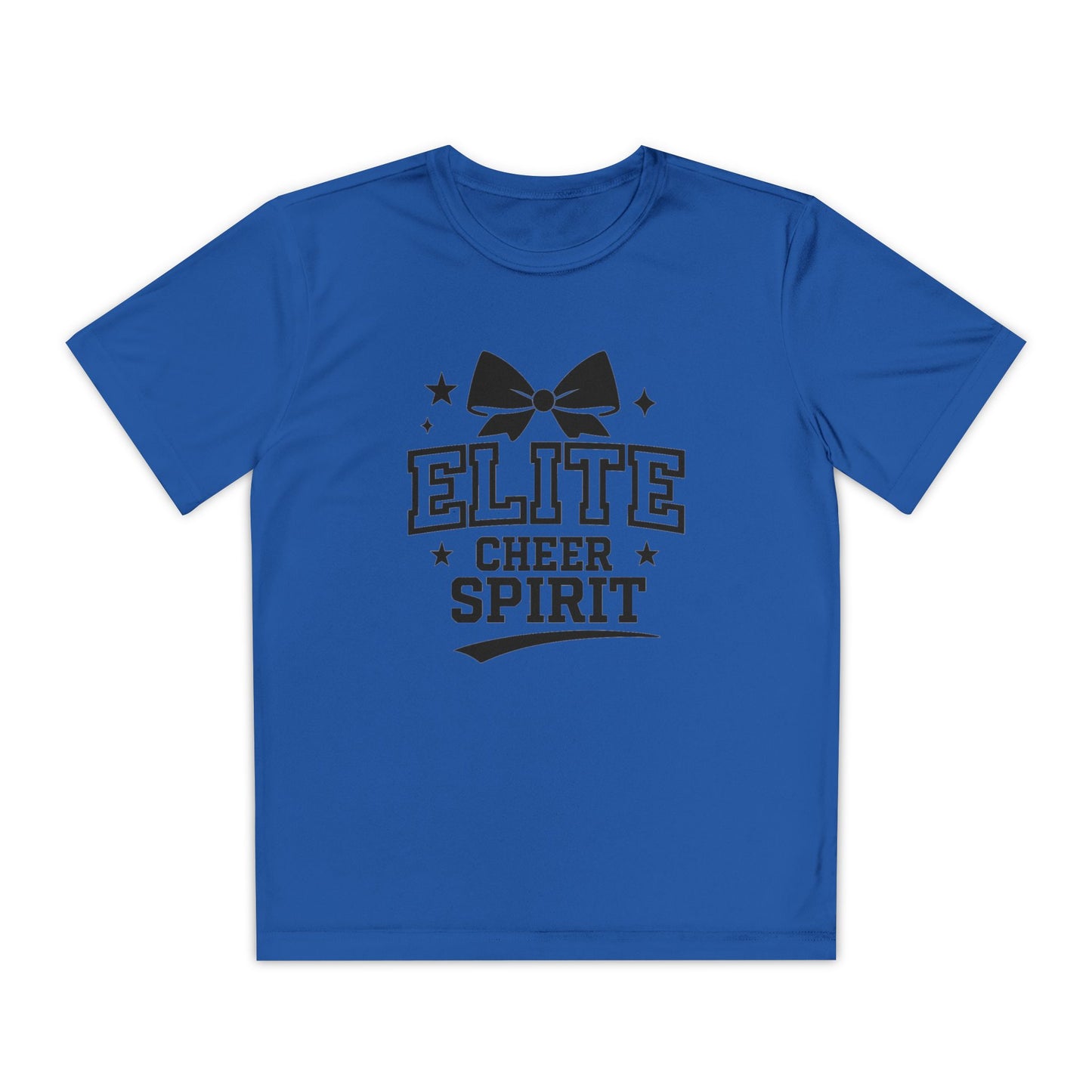 Elite Cheer Spirit Youth Tee, Cheerleading Shirt, Competition T-Shirt, Youth Sports Wear, Team Apparel, Gift for Cheerleaders