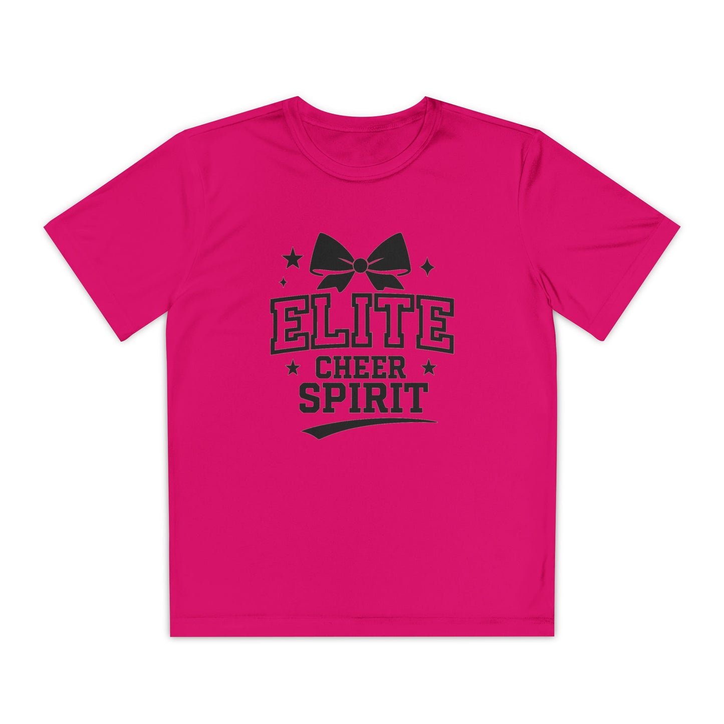 Elite Cheer Spirit Youth Tee, Cheerleading Shirt, Competition T-Shirt, Youth Sports Wear, Team Apparel, Gift for Cheerleaders