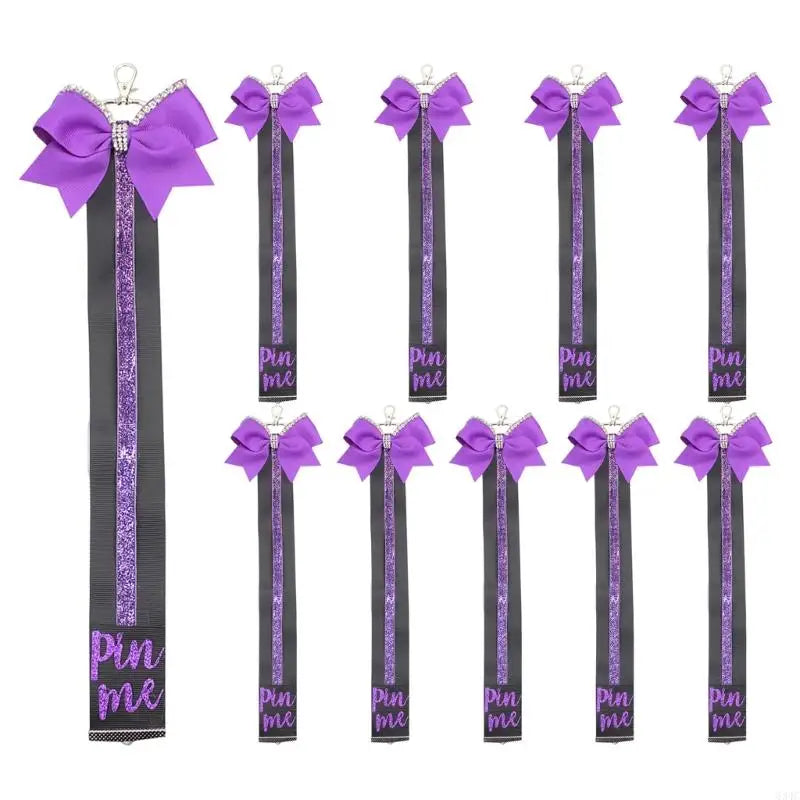 Cheer “Pin Me” Glitter Keychain 10pc