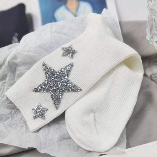 Diamond Star Glitter Socks