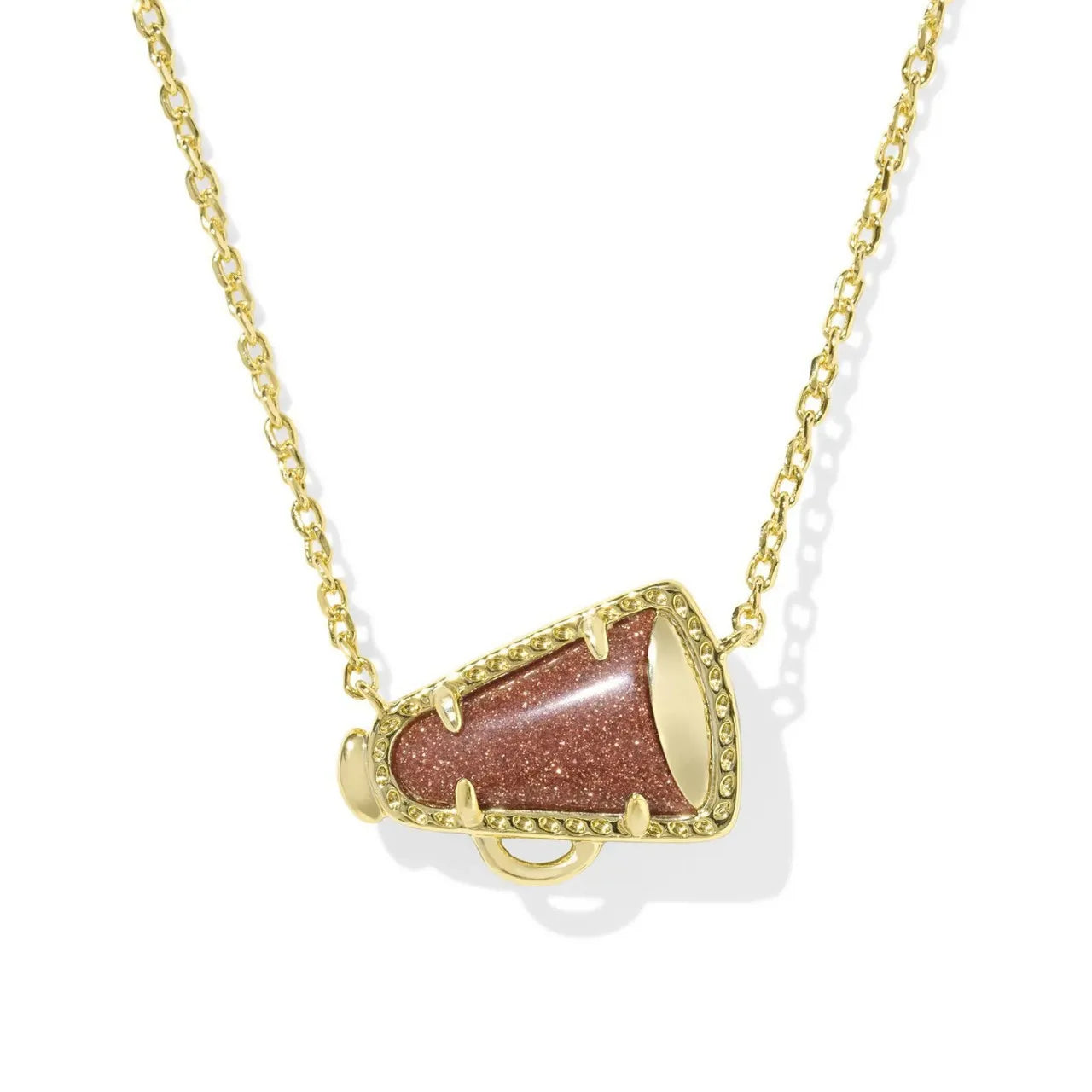 Cheer Megaphone Pendant Necklace