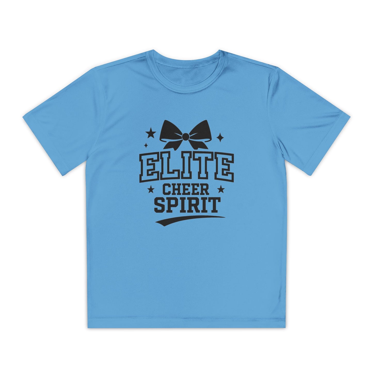 Elite Cheer Spirit Youth Tee, Cheerleading Shirt, Competition T-Shirt, Youth Sports Wear, Team Apparel, Gift for Cheerleaders