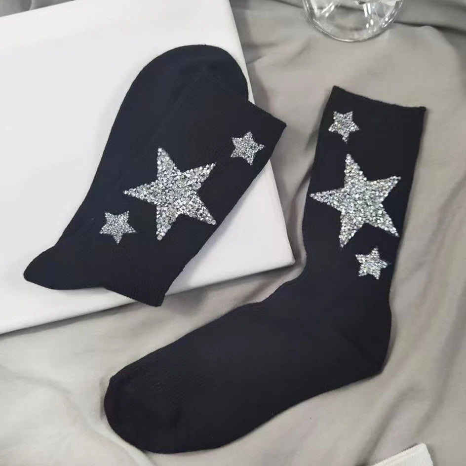 Diamond Star Glitter Socks