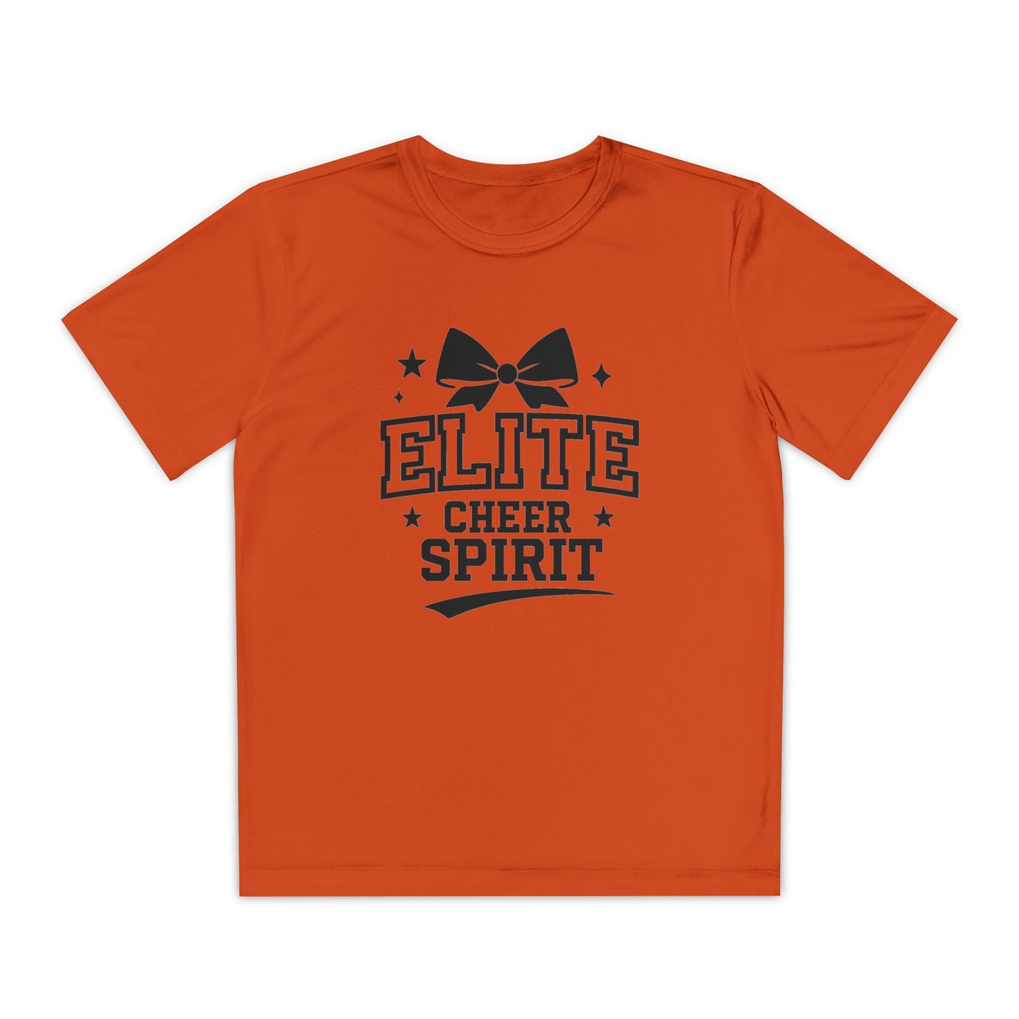Elite Cheer Spirit Youth Tee, Cheerleading Shirt, Competition T-Shirt, Youth Sports Wear, Team Apparel, Gift for Cheerleaders
