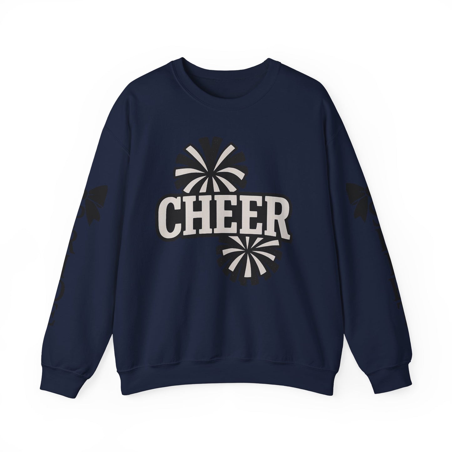 Cheer Spirit Sweatshirt, Unisex Crewneck for Team Spirit, Cheer Events, Gift Ideas for Cheerleaders, Comfortable Activewear