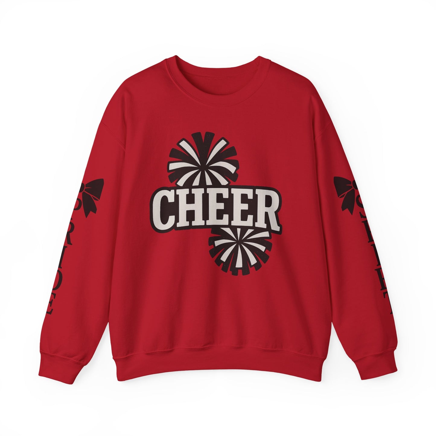 Cheer Spirit Sweatshirt, Unisex Crewneck for Team Spirit, Cheer Events, Gift Ideas for Cheerleaders, Comfortable Activewear