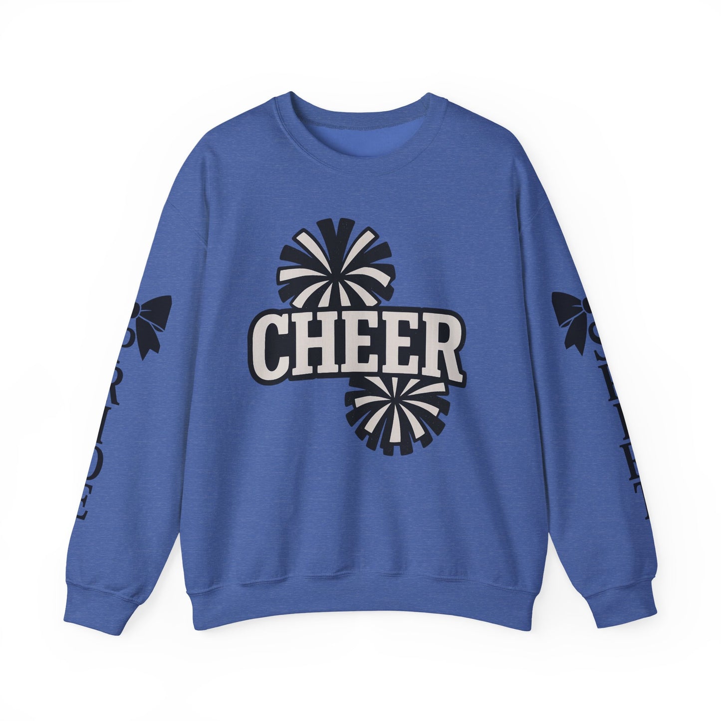 Cheer Spirit Sweatshirt, Unisex Crewneck for Team Spirit, Cheer Events, Gift Ideas for Cheerleaders, Comfortable Activewear