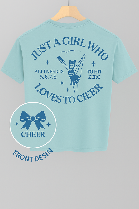 Loves to Cheer Jersey Tee