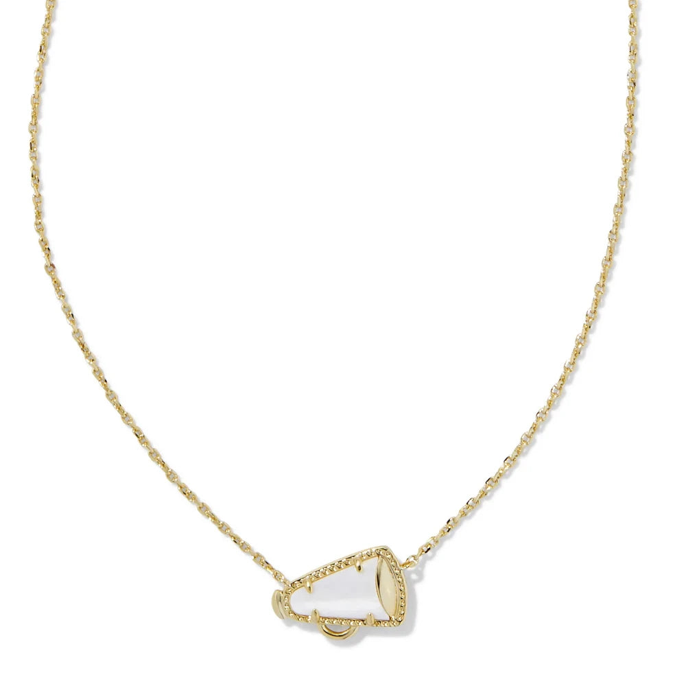Cheer Megaphone Pendant Necklace