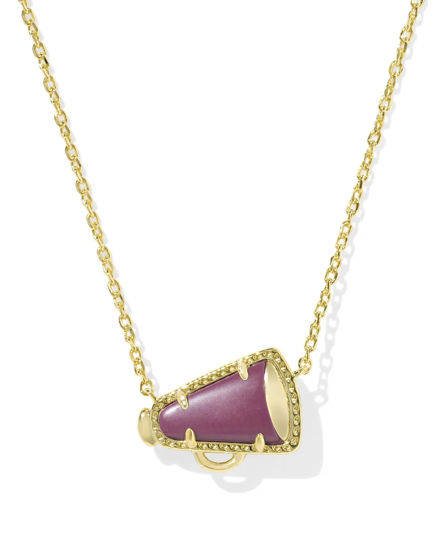 Cheer Megaphone Pendant Necklace