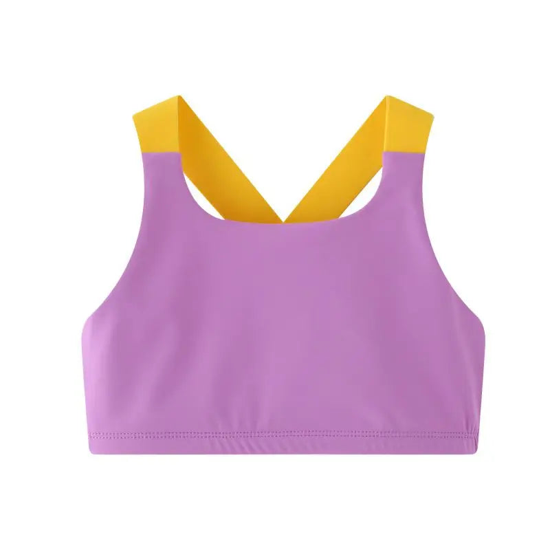 Kids Girls Training Bra Cotton Teens Underwear Kid Students Sports Bra Soft Breathable Girl Vest Tops Children's Clothing 5-13Y