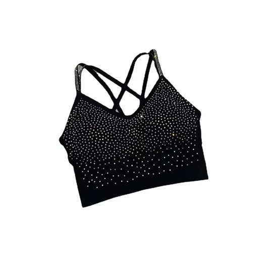 Yoga Exercise  Women's Tank Top rhinestones camis