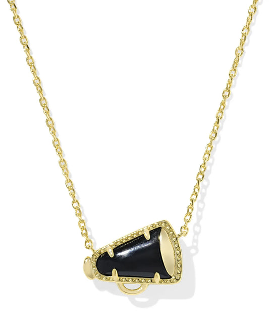 Cheer Megaphone Pendant Necklace