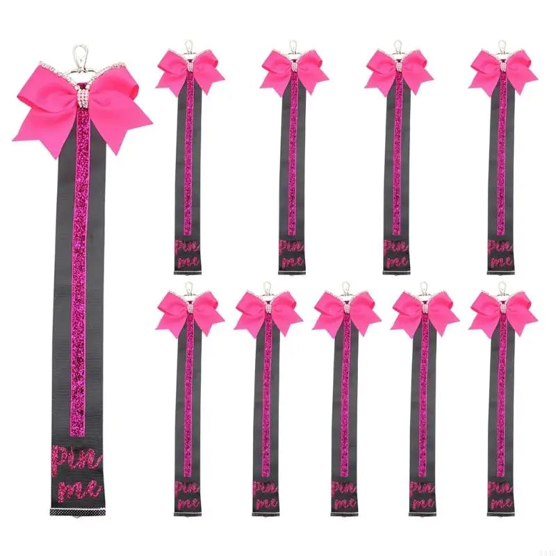 Cheer “Pin Me” Glitter Keychain 10pc