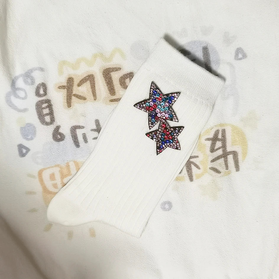 Diamond Star Glitter Socks